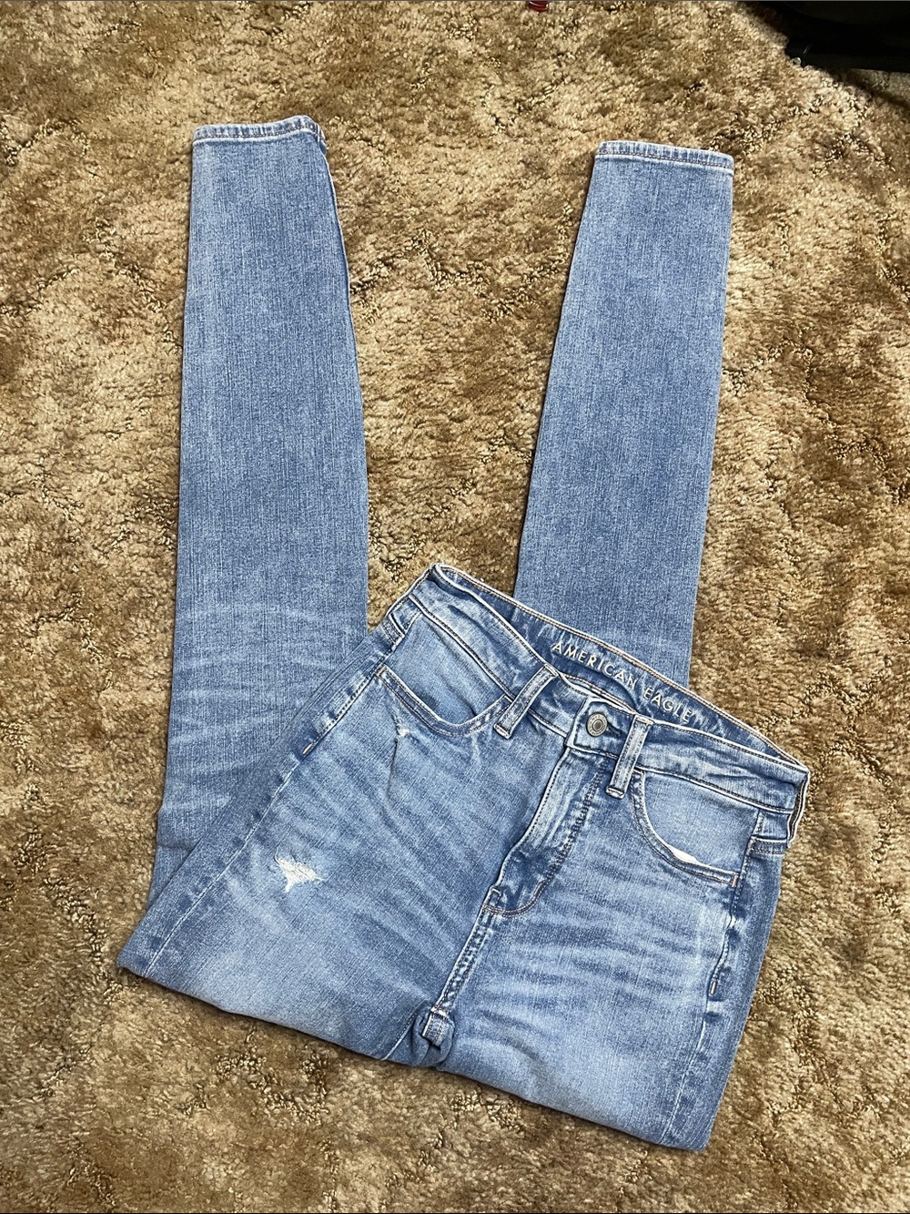 American Eagle The Dream Jean Super High Rise Jegging Size 00 Regular